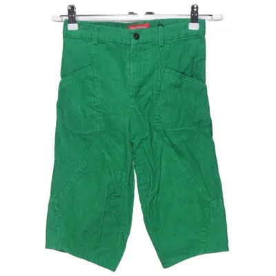 Corduroy pants (Green) from Henrik Vibskov Cotton