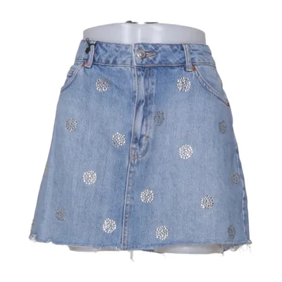 Jupe en jean (Moto) de Topshop Moto Coton