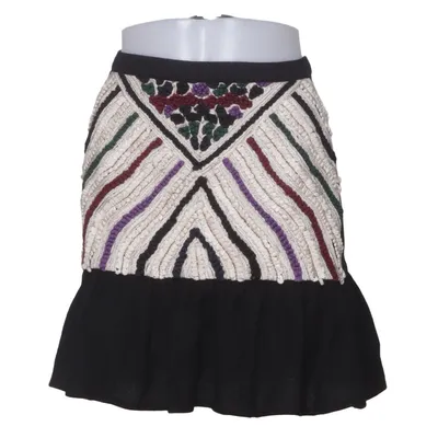 Skirt (Black, Multicolored) from Manoush Cotton, Viscose, Wool