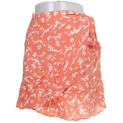 Wrap skirt (Orange, White) from Gap Viscose