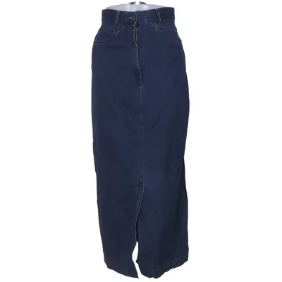 Jupe en jean (Bleu) de SAND Basic Coton, Cuir