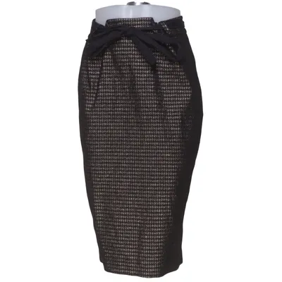 Jupe (Noir, Or) de Echo Élasthane, Polyamide, Polyester, Viscose