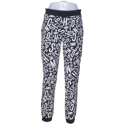 Jogginghose (Schwarz, Weiß) von Moschino Underwear Baumwolle, Elasthan