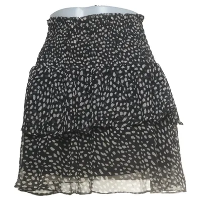 Nederdel (Sort, Hvid) fra Retro & Icone Polyester