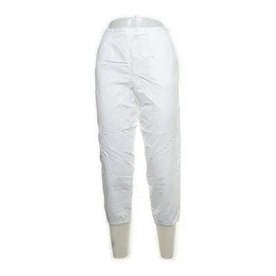 Pantacourt (Blanc) de Ellegal Coton, Polyuréthane