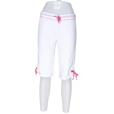 Pantacourt (Blanc, Rose) de P2 Élasthane, Viscose