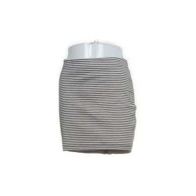 Kjol (Blå, Vit) från Selected Femme Jeans Bomull, Elastan, Polyester