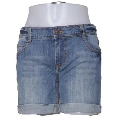 Denim shorts (Blauw) van Casual by Ellos Katoen, Elastaan