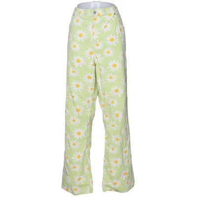 Spijkerbroek (Groen, Meerkleurig) van Monki Katoen
