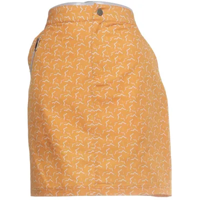 Skort (Orange, Vit) från Tuxer Elastan, Polyester