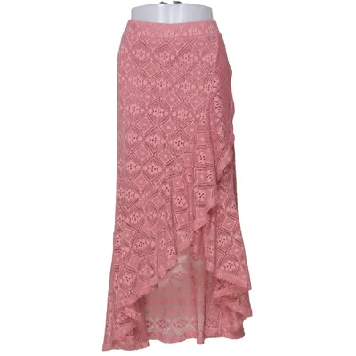 Maxi rok (Roze) van Dotted Blue Elastaan, Polyester