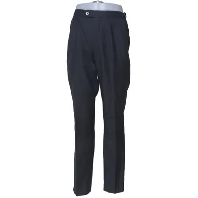 Jakkesætsbukser (Grå) fra Bläck Polyester, Uld