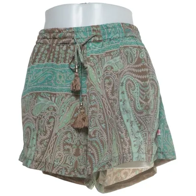 Pyjamasshorts (Grön, Brun, Flerfärgad) från Sarveshwar Design Silke