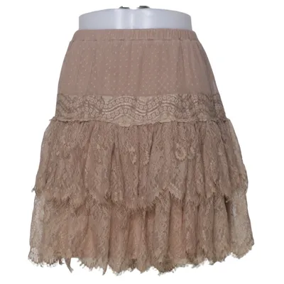 Jupe (Beige) de Miss June Élasthane, Polyamide, Viscose
