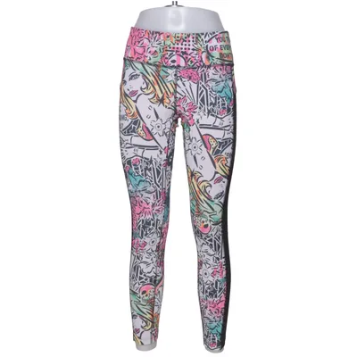 Collants de sport (Blanc, Multicolore) de Reebok Élasthane, Polyester recyclé