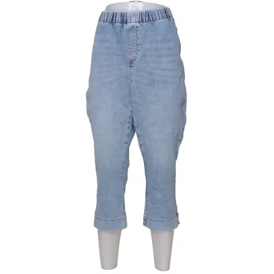 Driekwart broek (Blauw) van MyWear Woman Katoen, Elastaan, Polyester