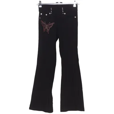 Byxor (Svart) från Girls Girls by KappAhl Elastan, Polyester, Viskos