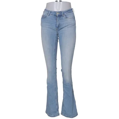 Spijkerbroek (Onlblush Mid Flared Dnm) van ONLY Blue Denim Katoen, Elastaan