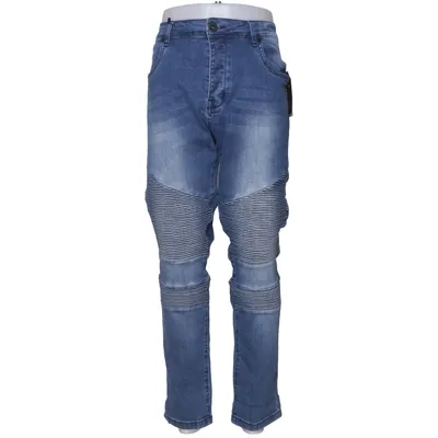 Jeans (Blå) fra Denim Day Bomuld, Elastan