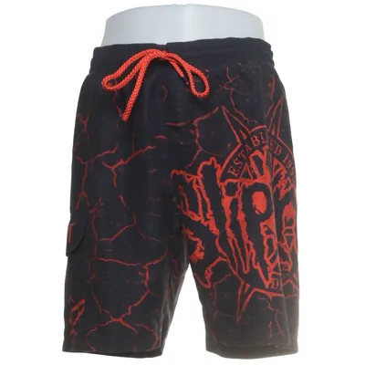 Badeshorts (Sort, Rød) fra Slipknot Polyester