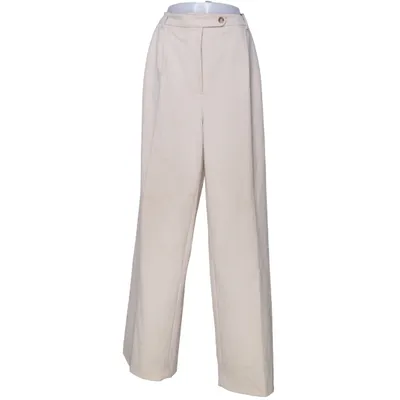 Pantalon patte d'éléphant (Blanc) de Giuliva Heritage x H&M Élasthane, Polyester, Viscose