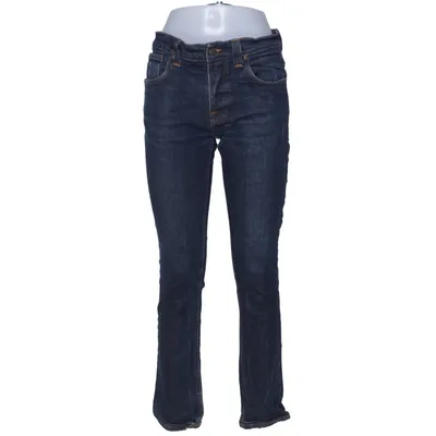Spijkerbroek (Blauw) van Nudie Jeans Elastaan, Organisch katoen