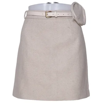 Kjol (Beige) från Lili Sidonio x Molly Bracken Akryl, Bomull, Polyamid, Polyester, Polyuretan, Viskos, Ull