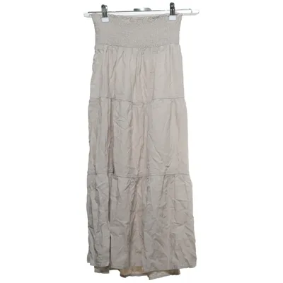 Maxi rok (Beige) van Lager 157 Linnen, Viscose