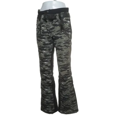 Skibroek (Zwart, Groen) van SOS Black Snow Elastaan, Polyamide, Polyester, Polyurethaan