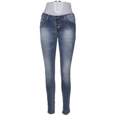 Jeans (Blå) från Place du Jour Bomull, Elastan