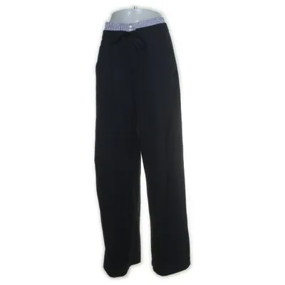 Pants (Blue) from Bershka Cotton, Elastane, Polyamide