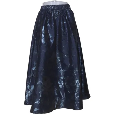 Maxi nederdel (Blå) fra Oui Metallfiber, Polyester