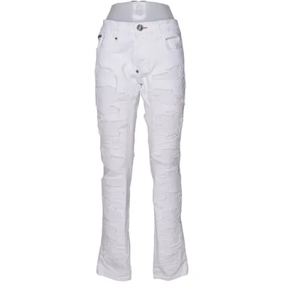 Jeans (Vit) från Philipp Plein Bomull, Elastan, Polyester