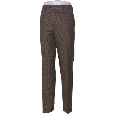 Jakkesætsbukser (Brun) fra These Glory Days Polyester, Uld