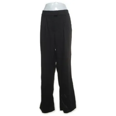 Stoffhose (Schwarz) von H&M Elasthan, Polyester, Viskose