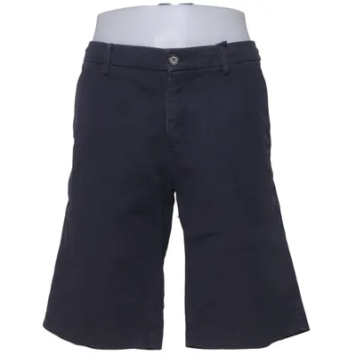 Short (Bleu) de Mason's Coton, Élasthane
