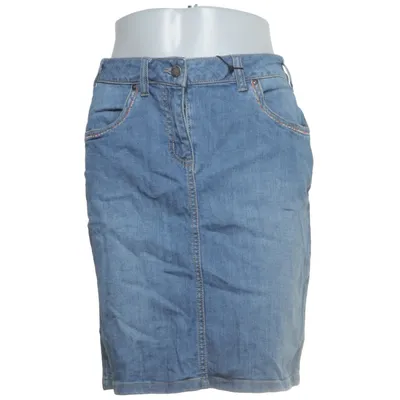 Jupe en jean (Bleu) de Woman Coton, Élasthane
