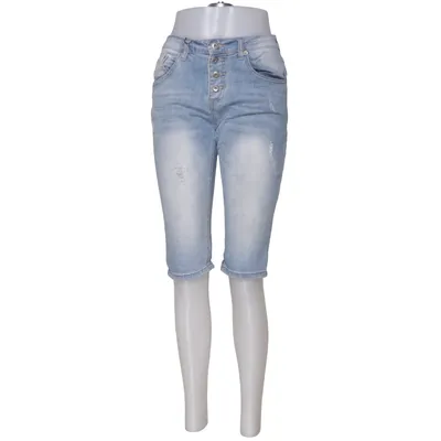 Denim shorts (Blue) from Place du Jour Cotton, Elastane