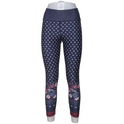 Sports tights (Blue, Multicolored) from Dharmabums Elastane, Polyester