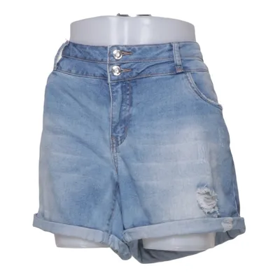 Denim shorts (Blauw) van Bodyflirt Katoen, Elastaan, Polyester