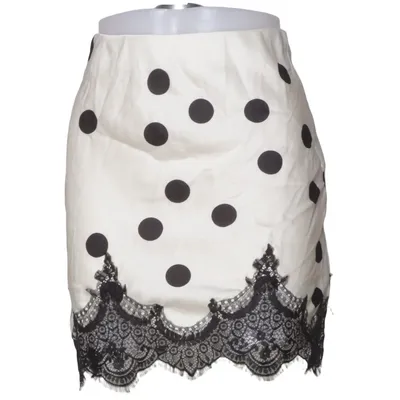 Rock (Weiß, Schwarz) von Loavies Polyester