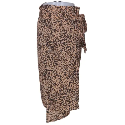 Wrap skirt (Beige, Black) from Laurella Viscose