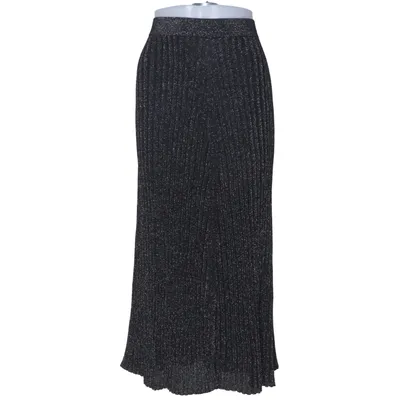 Maxi nederdel (Sort, Sølv) fra Arket Metallfiber, Viscose