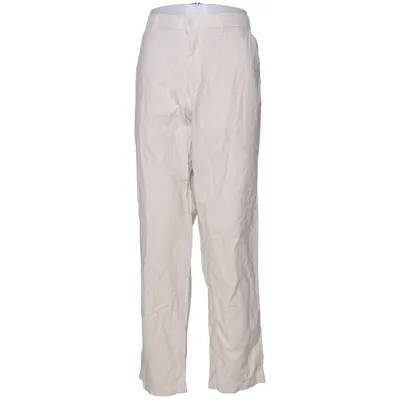 Broek (Beige) van Uniqlo Katoen, Elastaan, Linnen