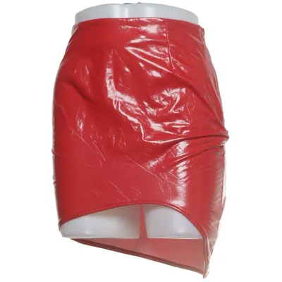 Vinyl rok (Rood) van Oh Polly Polyester, Polyurethaan