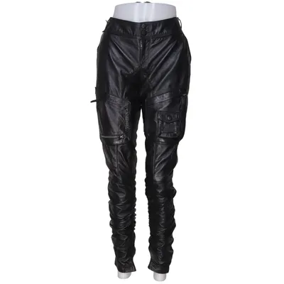 Læderbukser (Sort) fra Subculture Læder, Polyester