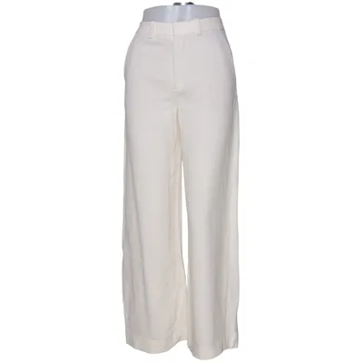 Pantalon patte d'éléphant (Blanc) de Drykorn Acétate, Coton, Lin, Viscose