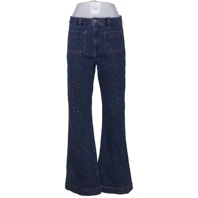 Jeans (Blue) from Never Denim Elastane, Recycled cotton