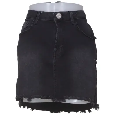 Jupe en jean (Noir) de Oneteaspoon Coton, Élasthane, Polyester