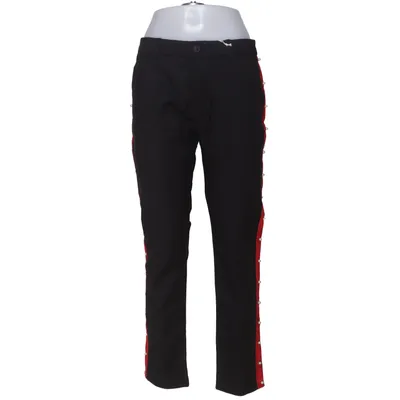Pantalon (Noir, Rouge) de Anna Ellis Coton, Élasthane, Polyamide